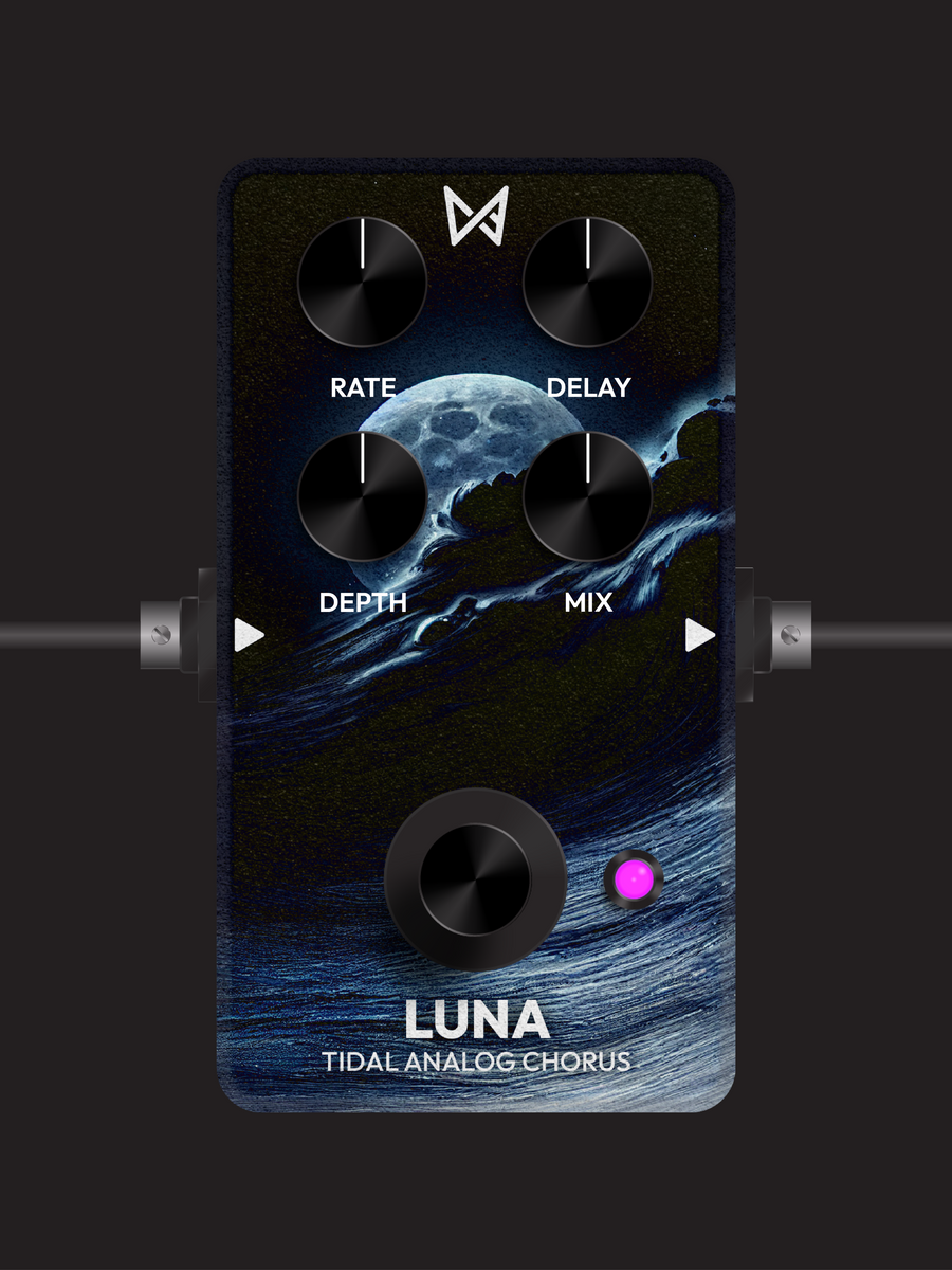Luna | Analog Chorus Pedal | Emulating Oceanic Waves with Adjustable Rate, Depth & Vibrato | Chaos Audio