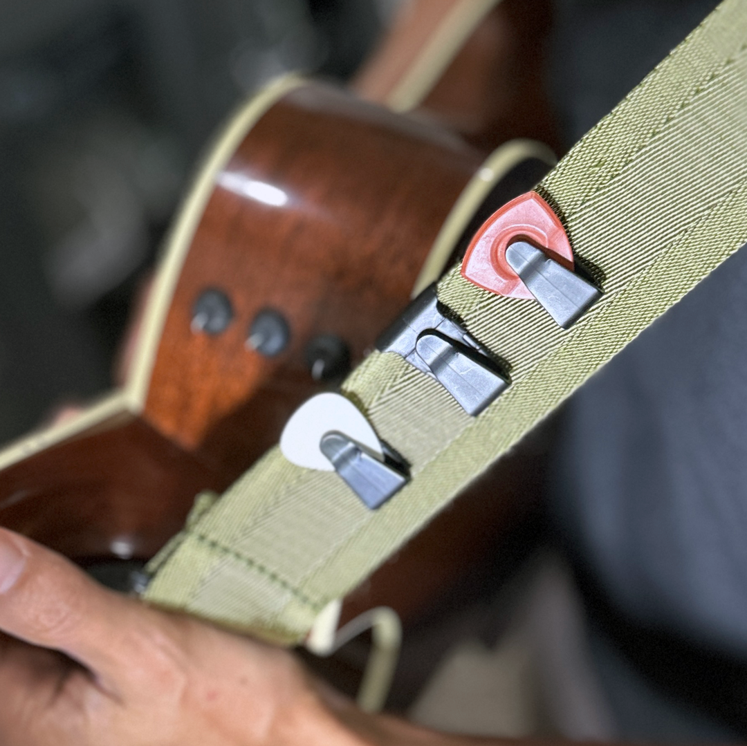 Clip Portaplettri Per Microfono In Gomma – Contiene Fino A 6 Plettri, Adatto A Tubi Da 13 Mm O Più