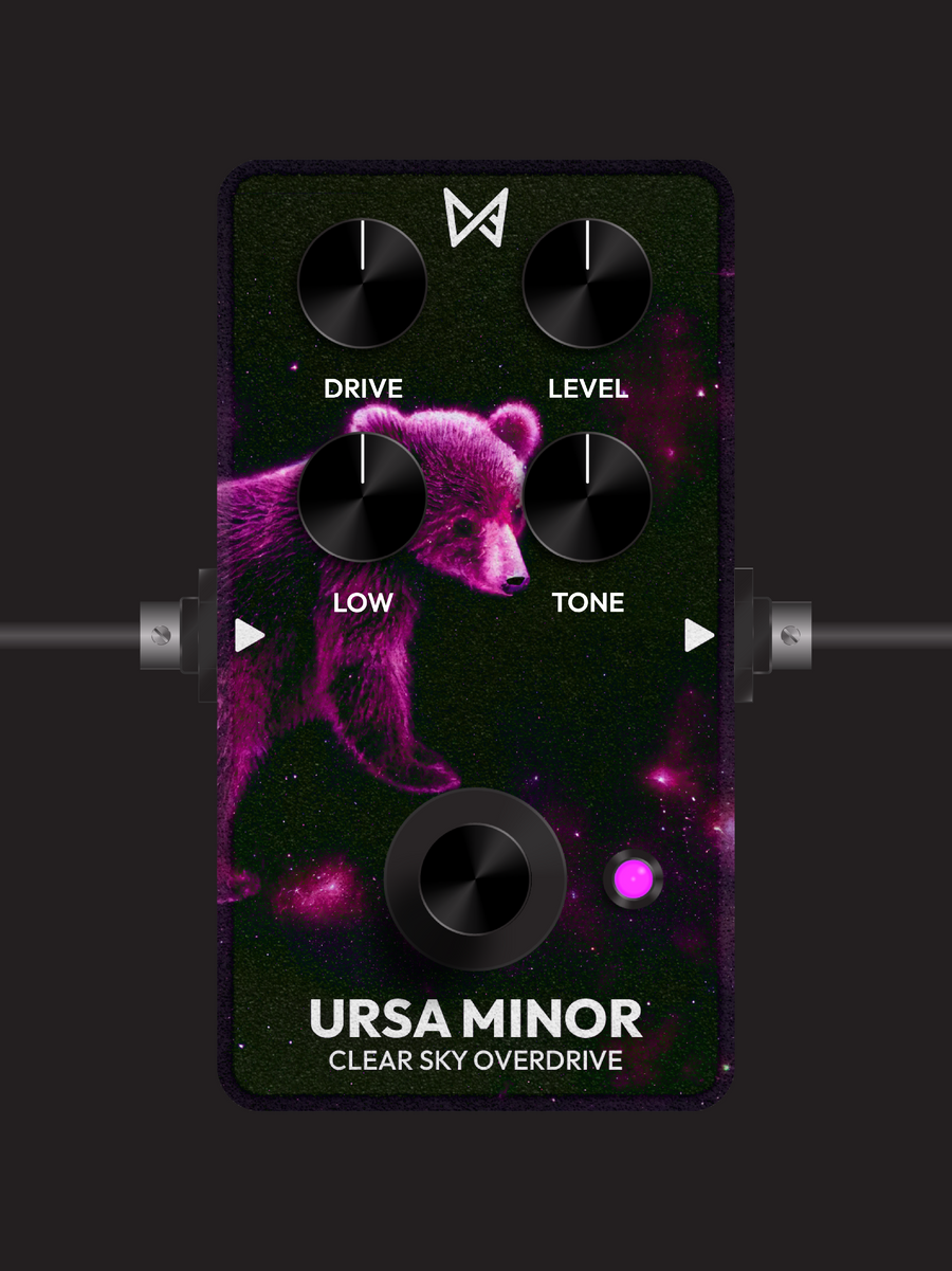 low gain overdrive pedal Ursa Minor | Transparent Overdrive | Natural Tube Amp-Like Breakup, Light Crunch to Mid-Gain Saturation