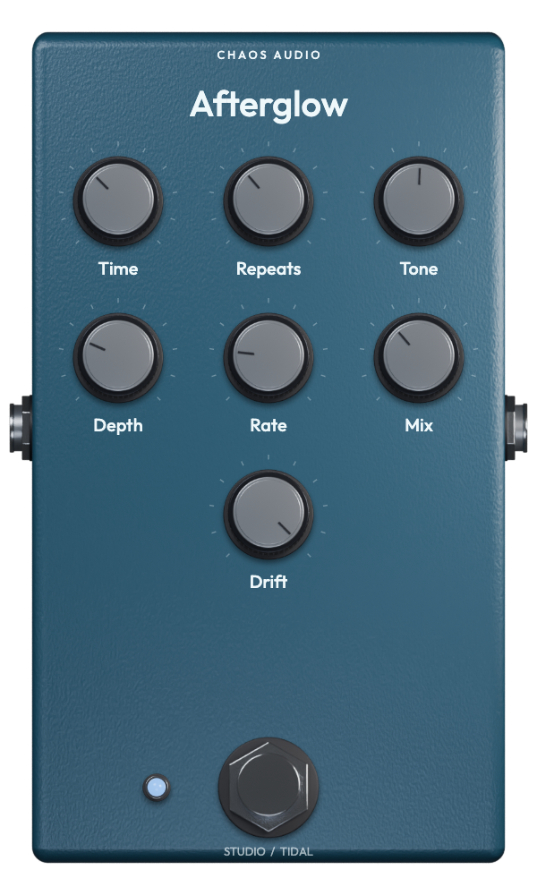 Afterglow’s teal interface with seven controls